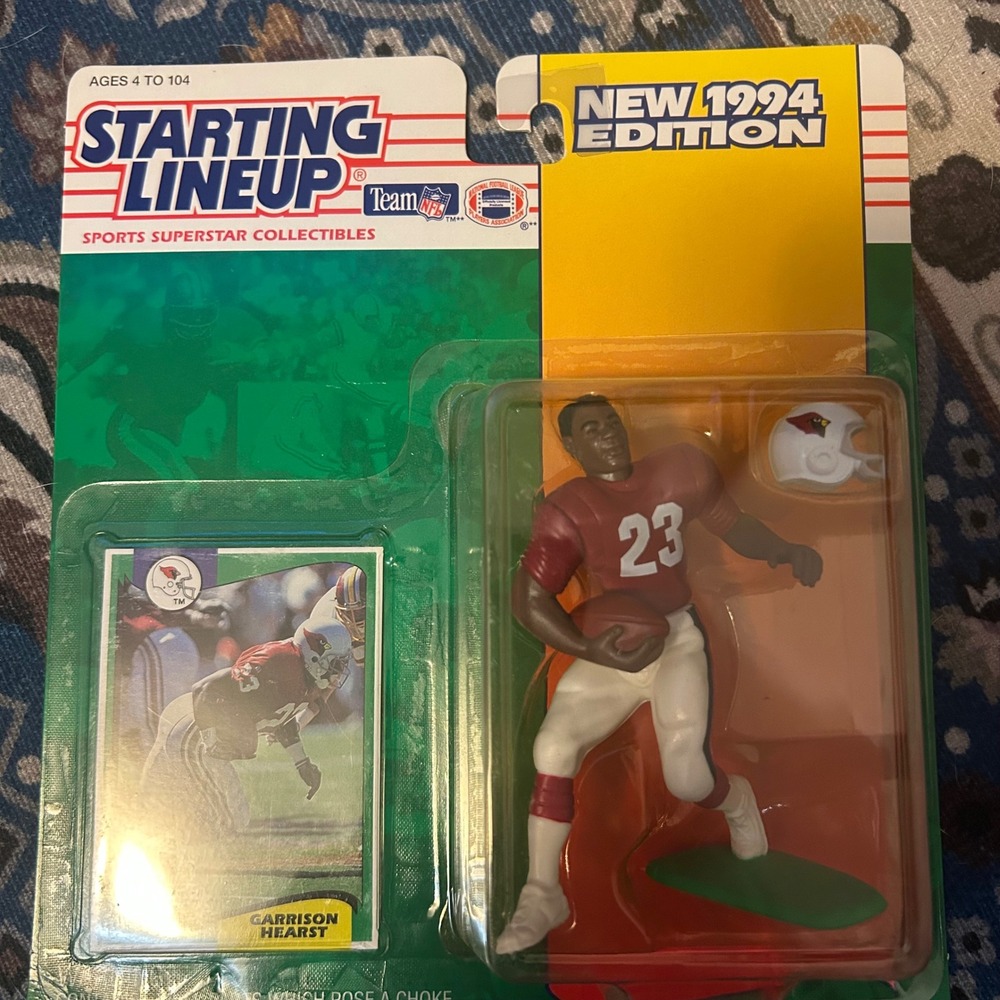 1994 Kenner Starting Lineup Garrison Hearst Arizona Cardinals Sealed 68511